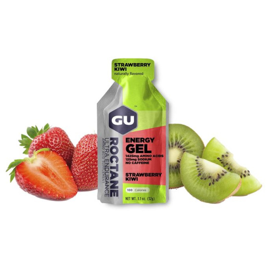 GU Roctane Energy Gel 32 g Strawberry Kiwi 1 BAG (pack of 24) EXP 10/24