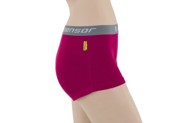 SENSOR MERINO ACTIVE ladies panties with leg lilla Size: