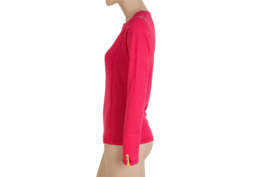 SENSOR MERINO DF women's shirt long.magenta sleeve Size: