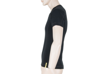 SENSOR MERINO DF men's shirt kr.sleeve black Size: