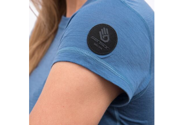 SENSOR MERINO AIR women's T-shirt kr.sleeve riviera blue Size: