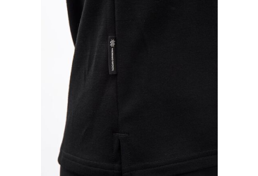 SENSOR MERINO BLEND women's long-sleeve shirtsleeve turtleneck black size