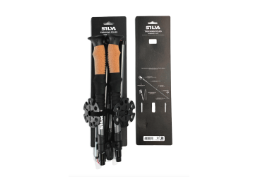 SILVA Trekking Aluminum Z-fold Poles grey