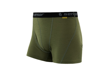 SENSOR MERINO ACTIVE men's shorts safari green Size: