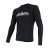 SENSOR MERINO DF ADVENTURE men's shirt long.sleeve black Size: