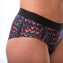 SENSOR MERINO IMPRESS dámské kalhotky deep blue/origami velikost