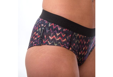 SENSOR MERINO IMPRESS dámské kalhotky deep blue/origami velikost