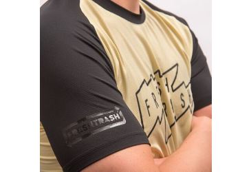 FT MEN'S HORIZON SHORT SLEEVE TEE SAND/BLACK Size: