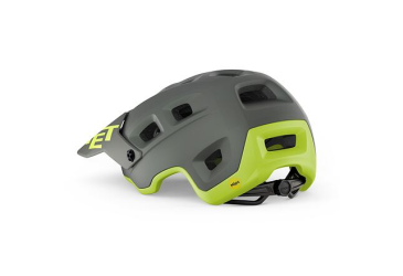 MET helmet TERRANOVA MIPS grey/lime -52/56