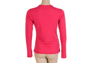 SENSOR MERINO DF women's shirt long.magenta sleeve Size: