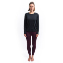 SENSOR MERINO CORDURA women's long-sleeve shirt.sleeve black size
