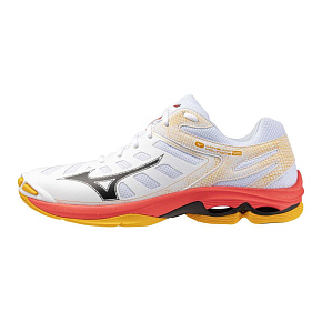 MIZUNO WAVE VOLTAGE 2(U) / White/Fiery Coral 2/Citrus