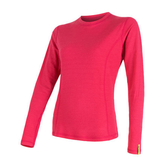 SENSOR MERINO DF women's shirt long.magenta sleeve Size: