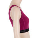 SENSOR MERINO ACTIVE women's bra lilla Size: