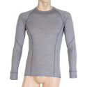 SENSOR MERINO ACTIVE men's shirt long.sleeve of St.grey Size: