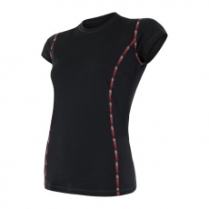 SENSOR MERINO AIR women's T-shirt kr.sleeve black Size: