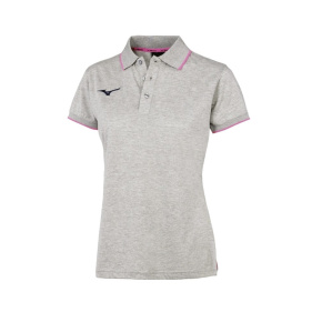 MIZUNO Mizuno Polo / Heather Grey/PinkFuo / MIZUNO Mizuno Polo / Heather Grey/PinkFuo /