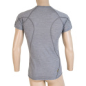 SENSOR MERINO ACTIVE men's shirt kr.sleeve of St.grey Size: