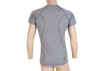 SENSOR MERINO ACTIVE men's shirt kr.sleeve of St.grey Size: