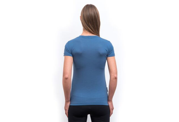 SENSOR MERINO AIR HILLS women's T-shirt kr.sleeve riviera blue Size: