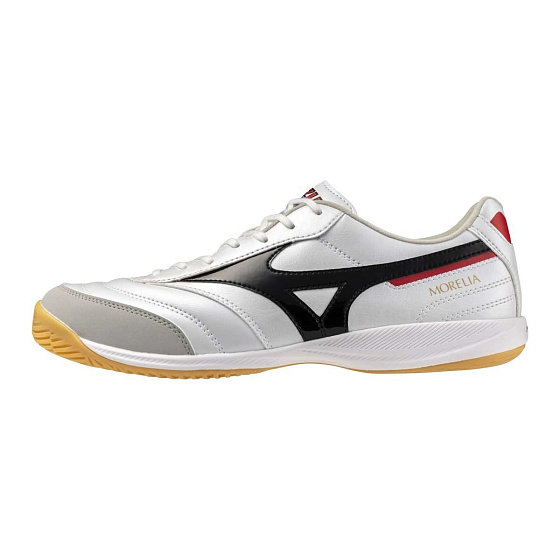 MIZUNO MORELIA SALA PRO IN(U) / White/Black/Chinese Red